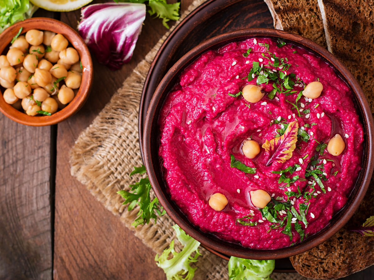 Beetroot Hummus | live2give Organics