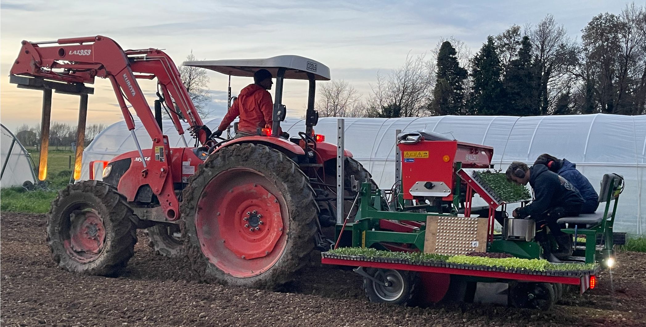 Outdoor planting underway!