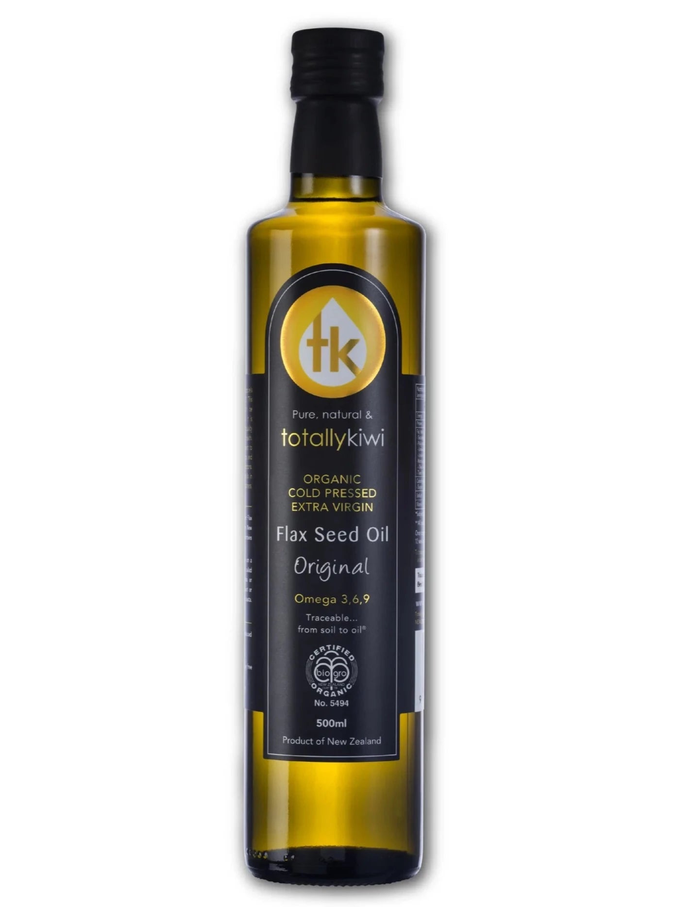 Organic Flax Seed Oil 500ml
