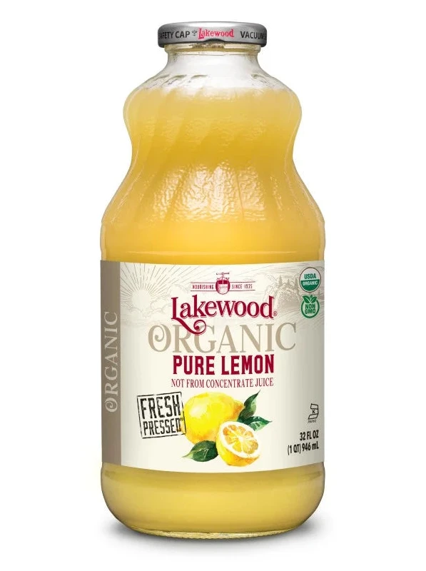 Organic Pure Lemon Juice 946ml