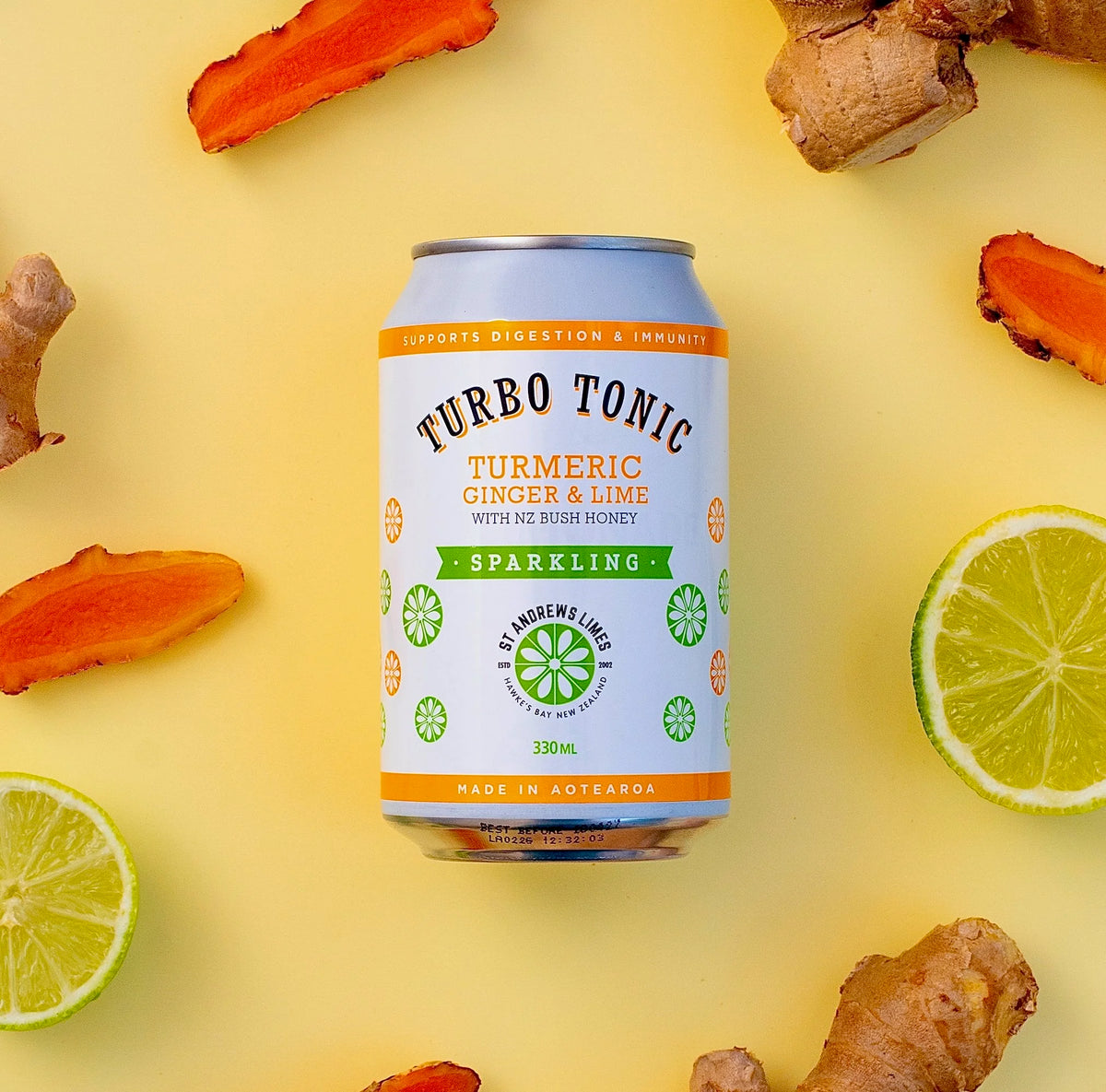 Turbo Tonic Sparkling 330 ml can
