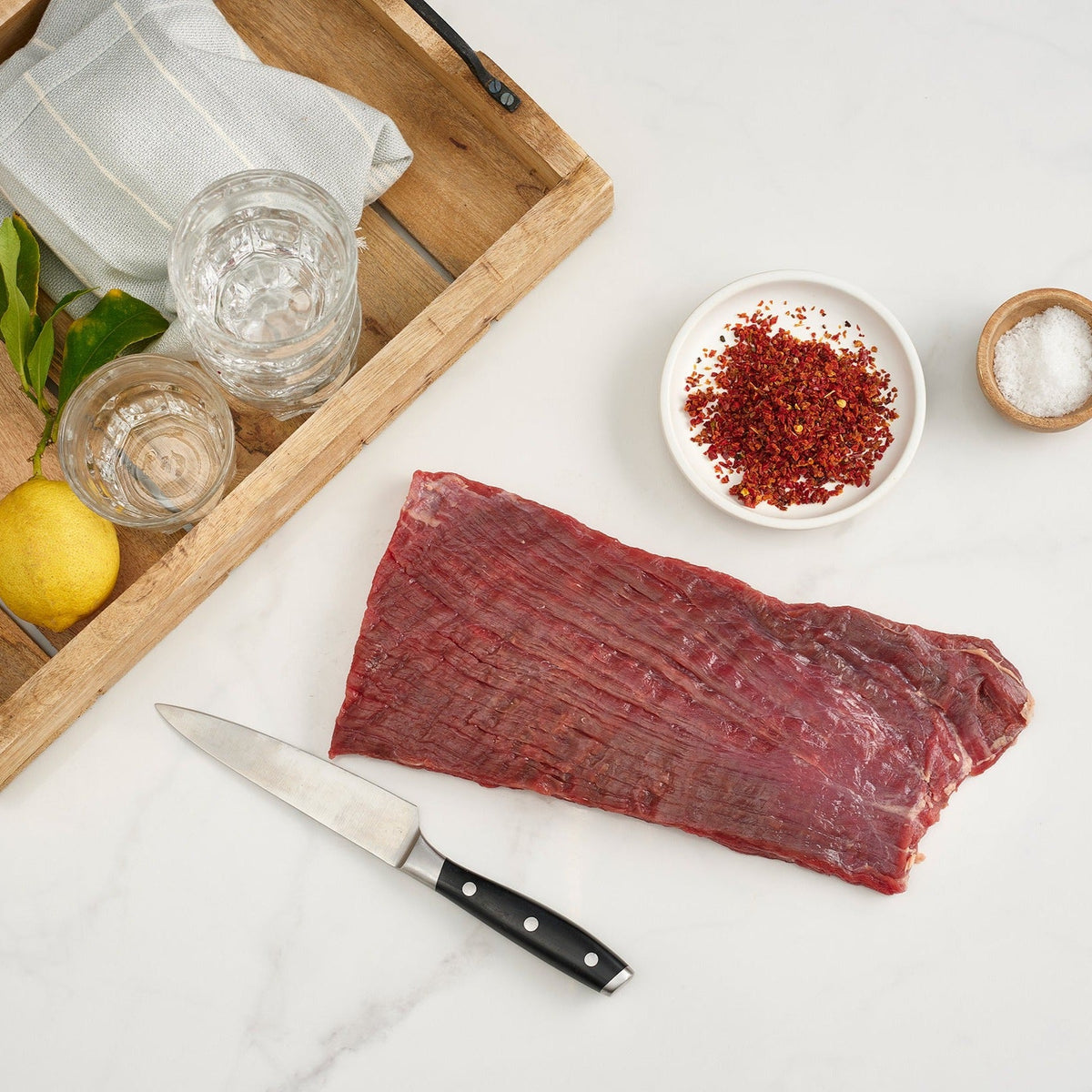 Organic flank steak 500g