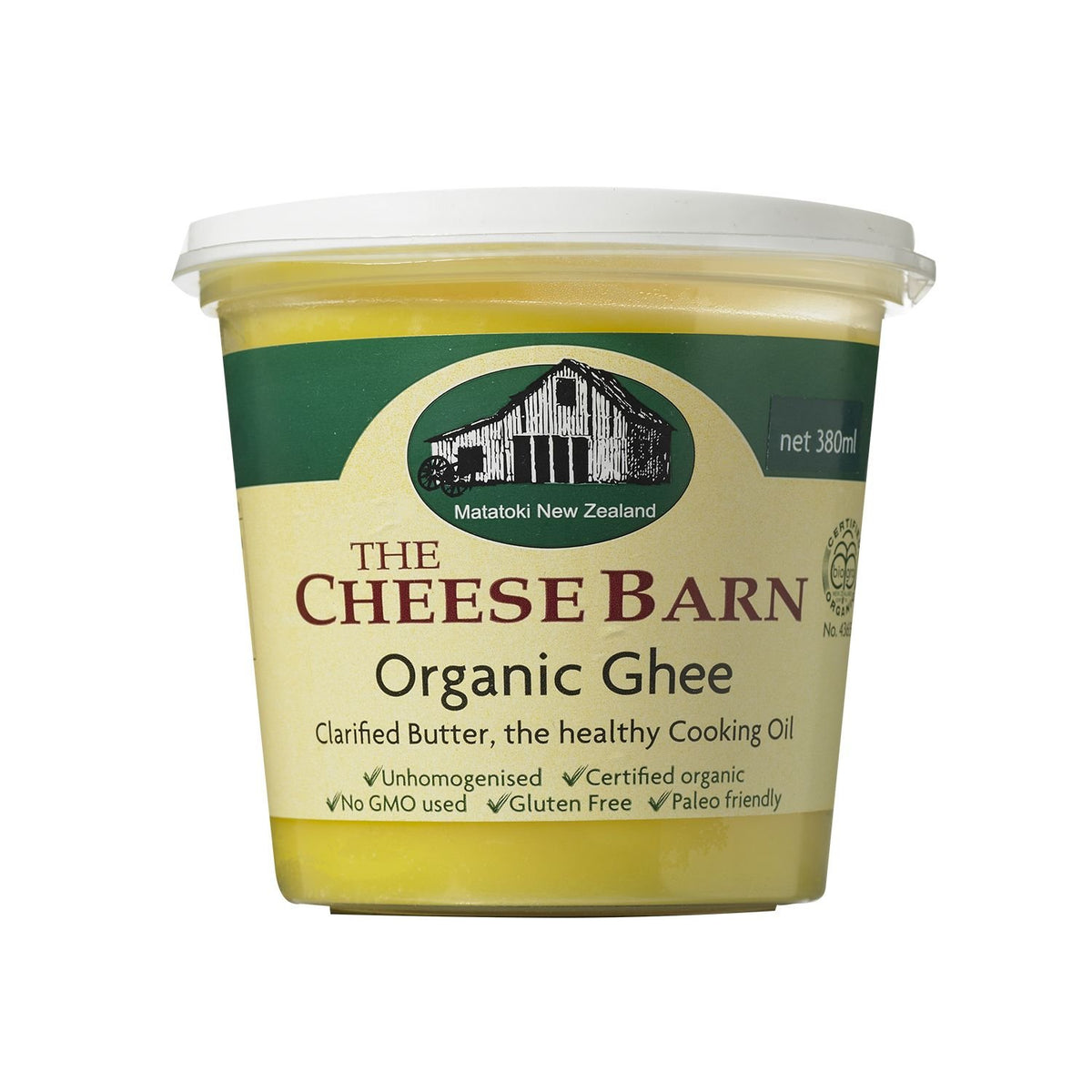 The Cheese Barn Organic Ghee
