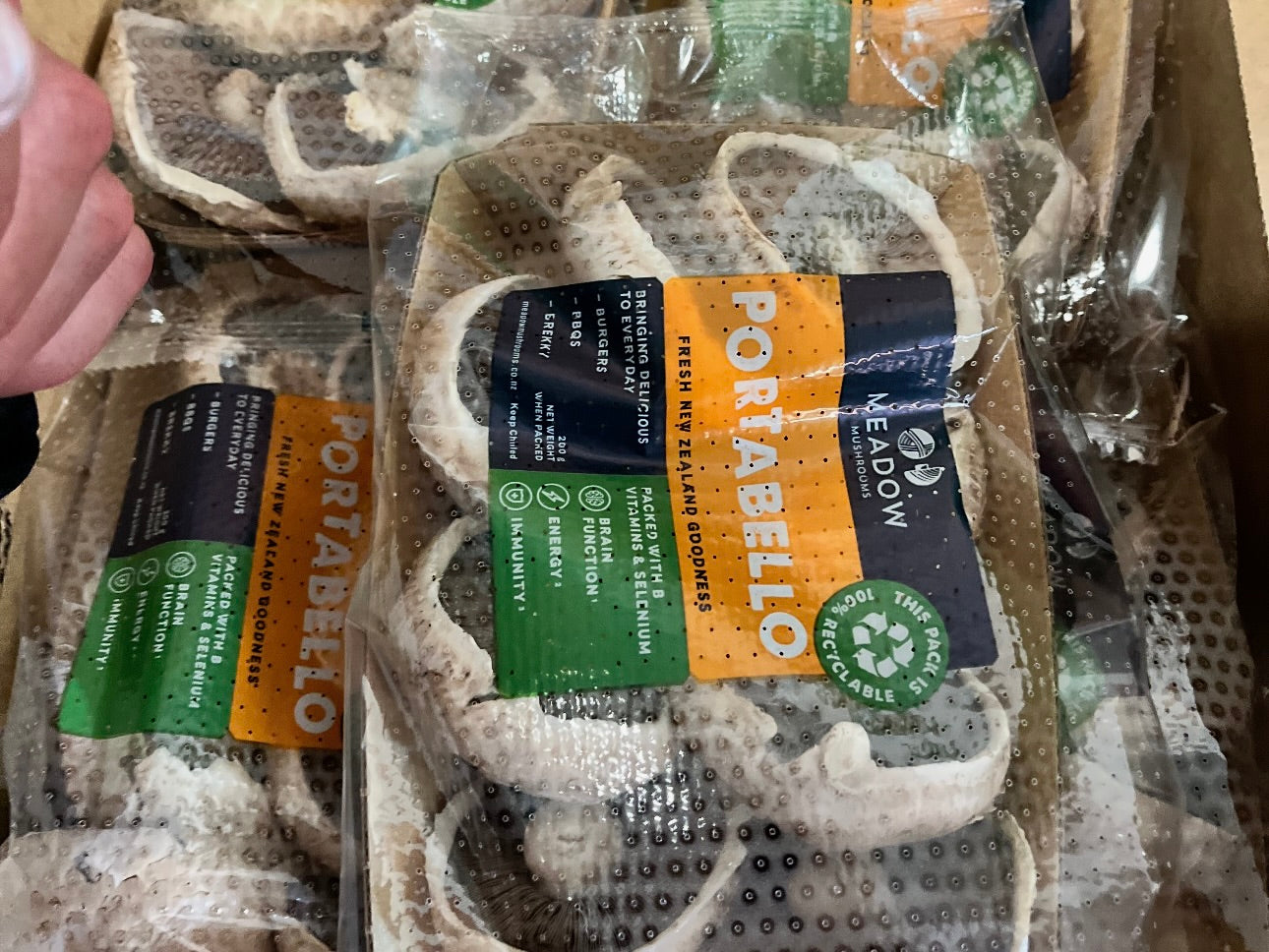 NZ Organic Mushrooms - Portobello 250g Pack