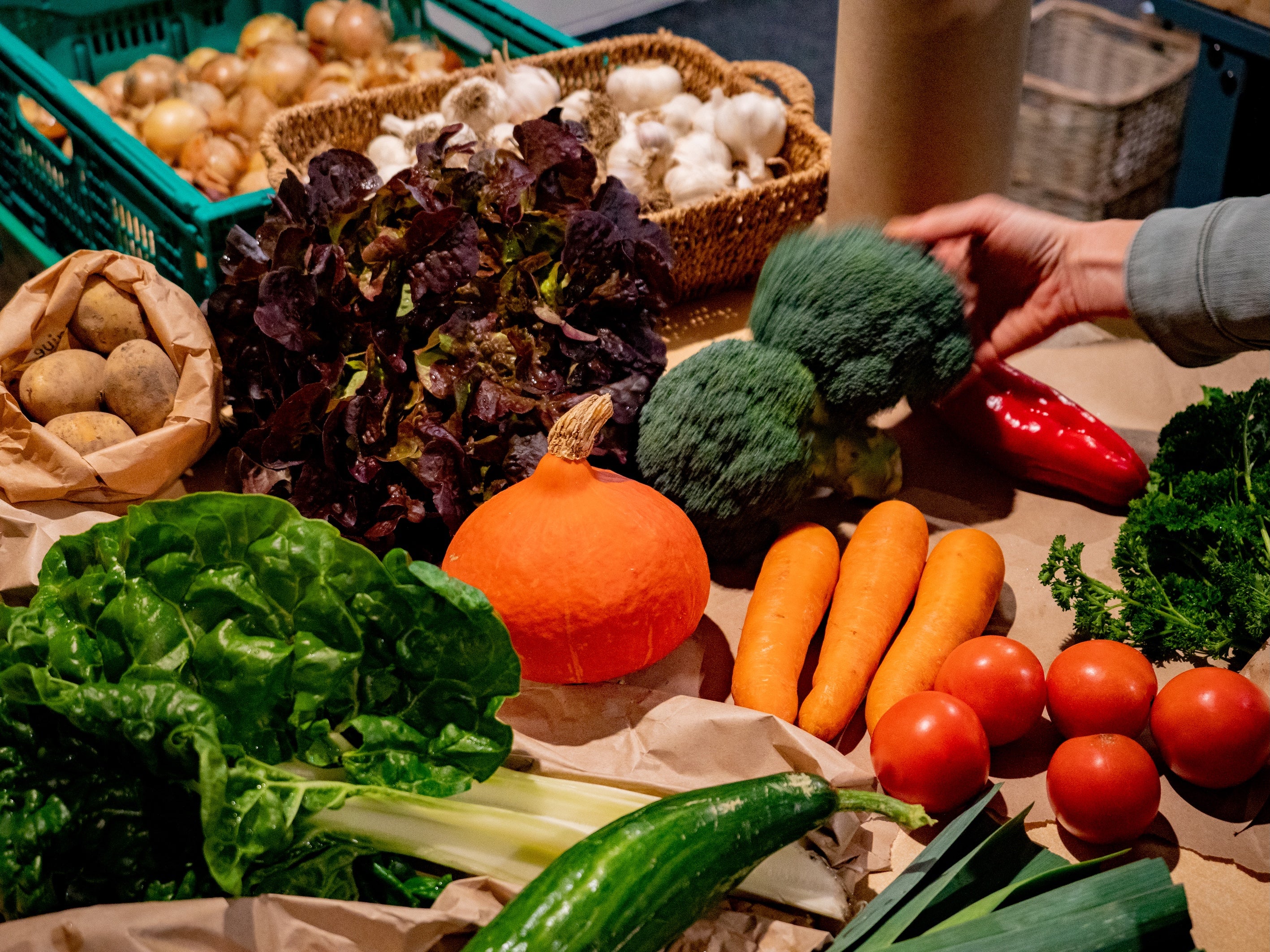 VEG BOX CONTENT LIST FOR WEEK 18, April 23rd - 29th