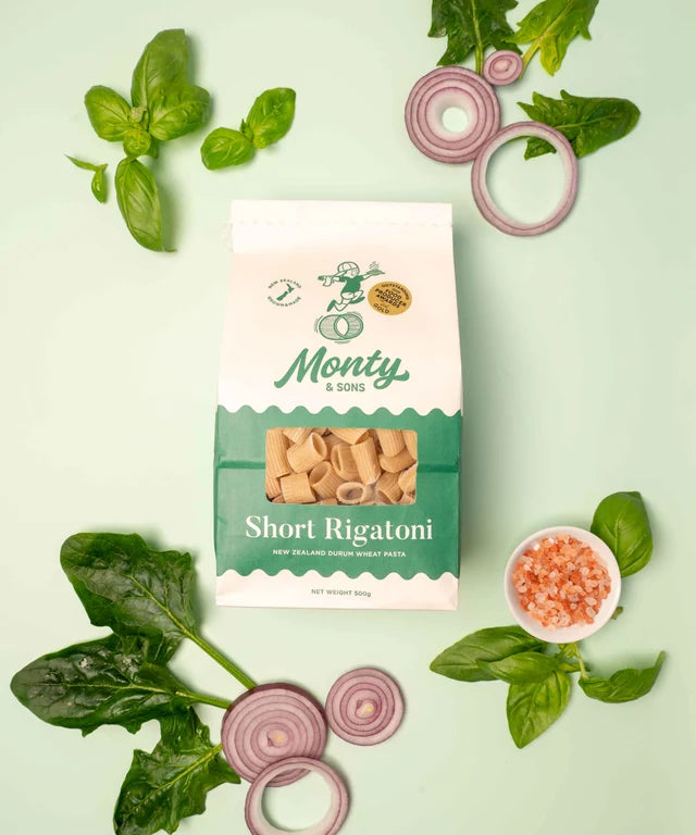 Monty & Sons Short Rigatoni - 500 g