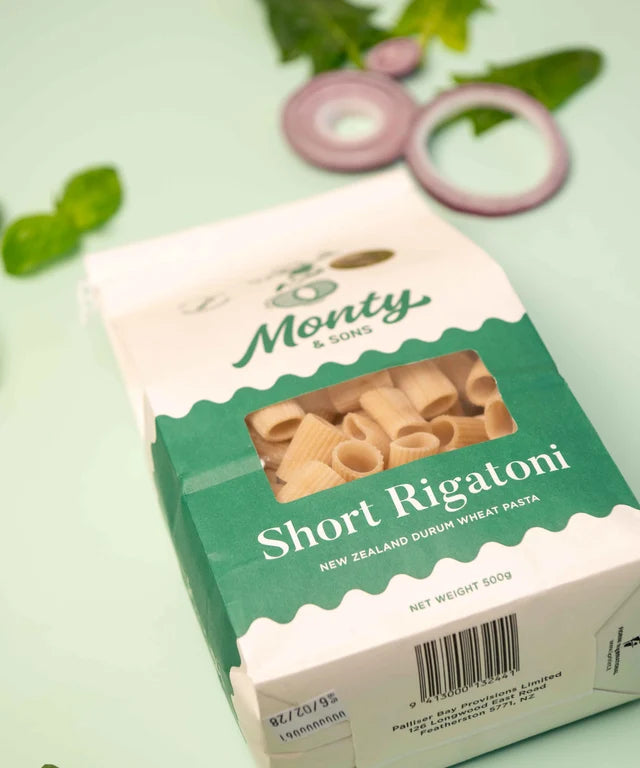 Monty & Sons Short Rigatoni - 500 g