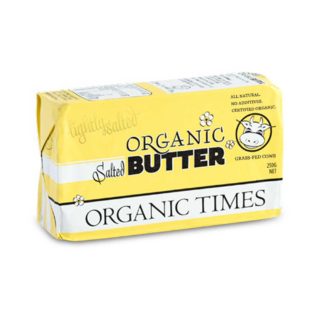 Organic Times Organic Butter - Salted 250 g block