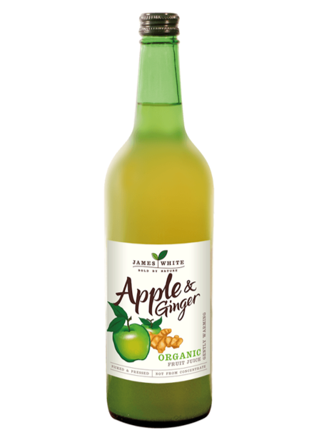 Jame White Organic Apple & Ginger Juice 750ml