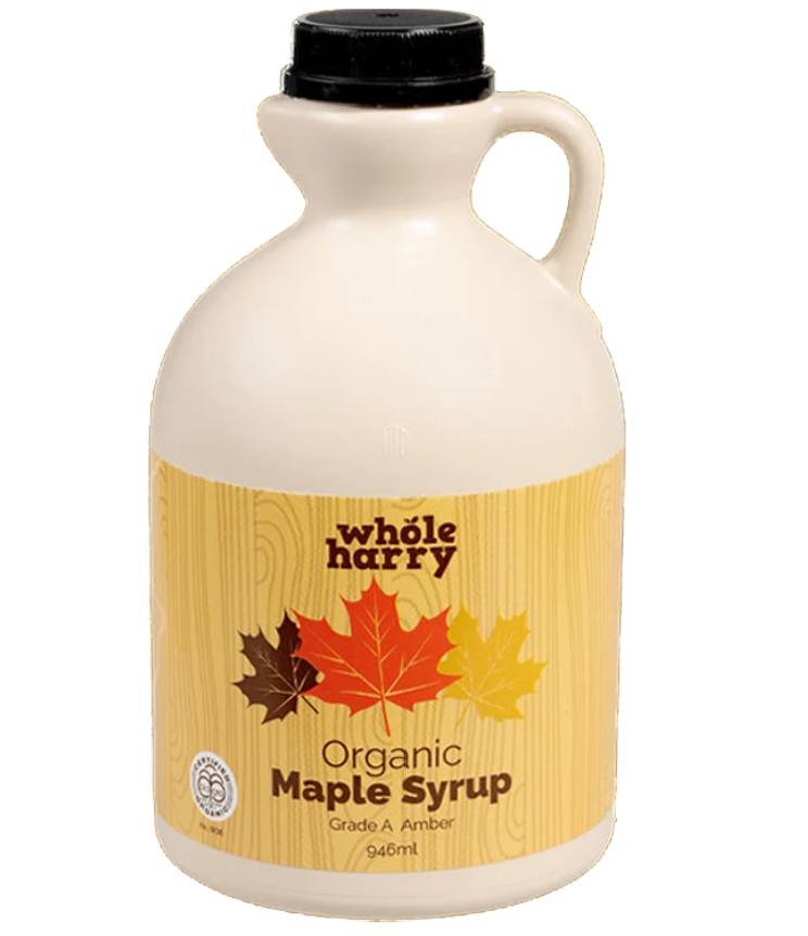 Organic Maple Syrup - 946ml bottle AMBER (light)