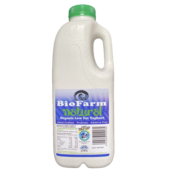 Local Organic BioFarm Yoghurt - Reduced Fat 1 L