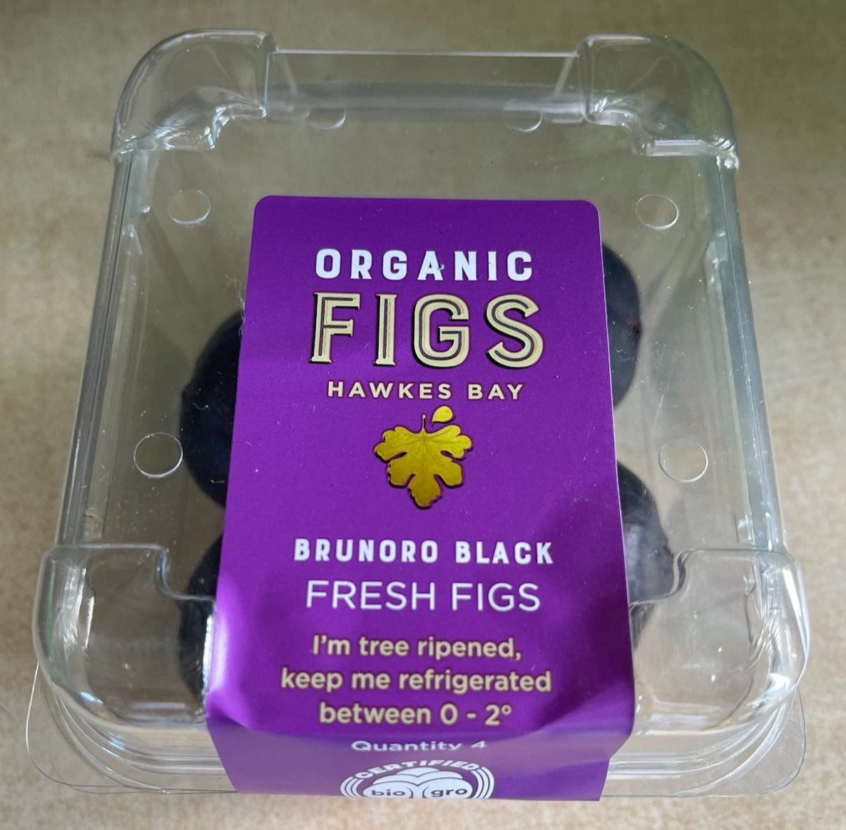 NZ Organic Figs 4 Pack