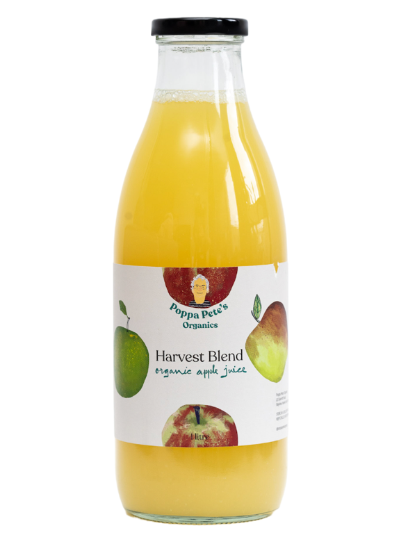 Local Poppa Pete's Organic Harvest Blend Apple Juice 1L