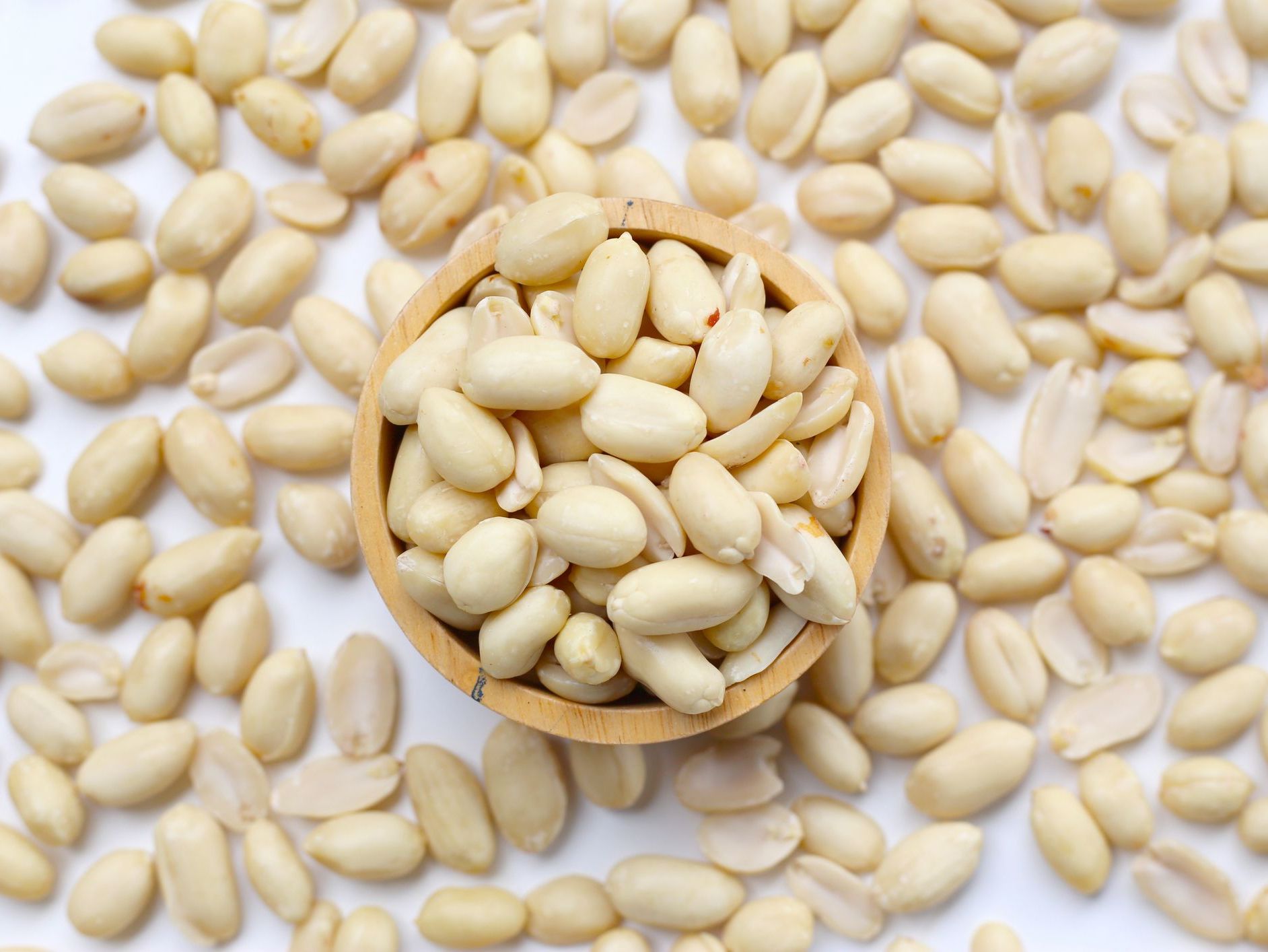 Organic Blanched Raw Peanuts