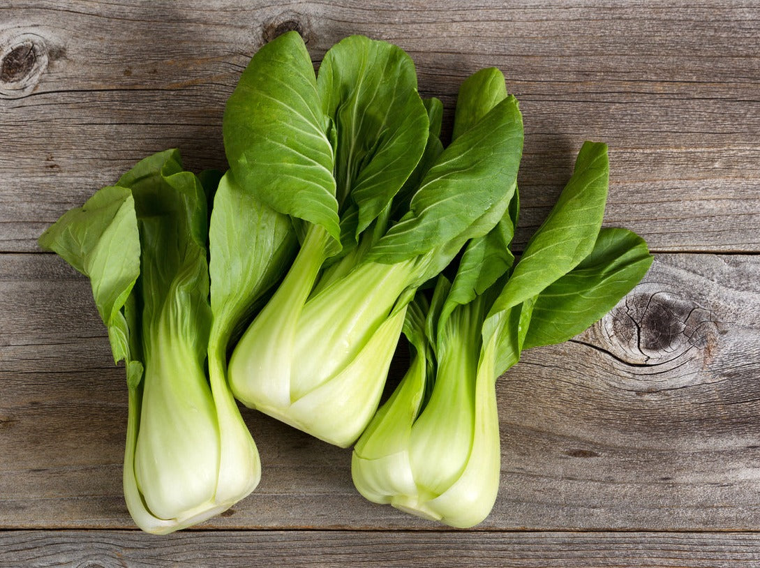 Crooked Vege Organic Pak Choi - Bunch LARGE LEAVES
