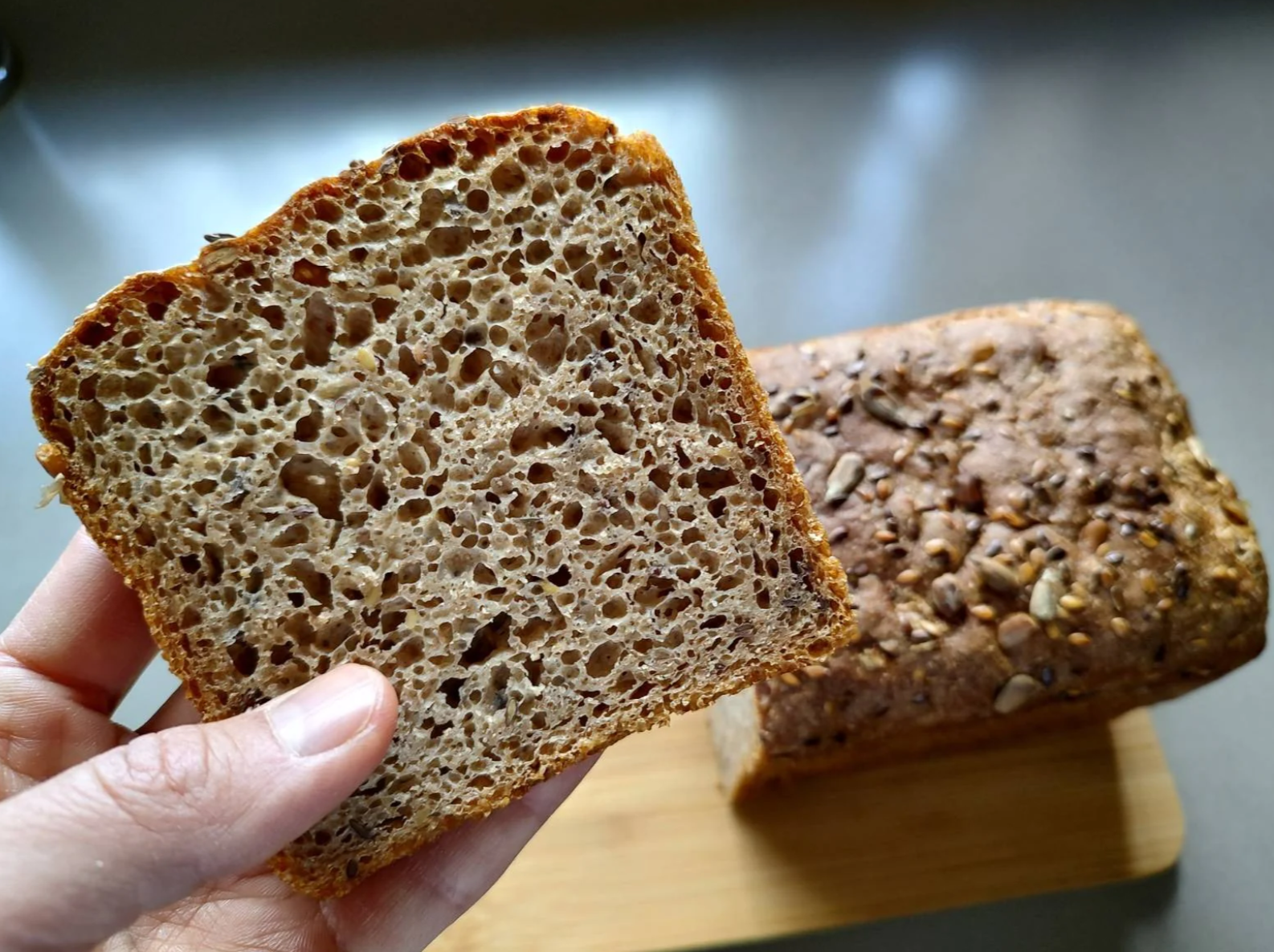 Live2Give Organic Wholegrain Spelt Sourdough with Seeds - 500g loaf